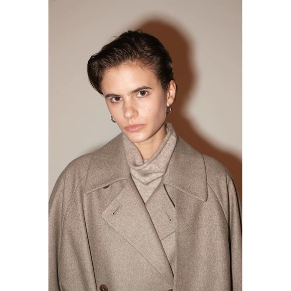 CHICJOC Cashmere Blend Turtle Neck Loose Sweater - Picture 6 of 13